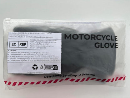 Taktische Motorradhandschuhe mit Kohlefaser Knöchelprotektor, Touchscreen, Atmungsaktiv – Schwarz