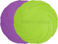Vivifying Frisbee Hund 2er Set Kautschuk 18cm Schwimmfähig Grün Lila