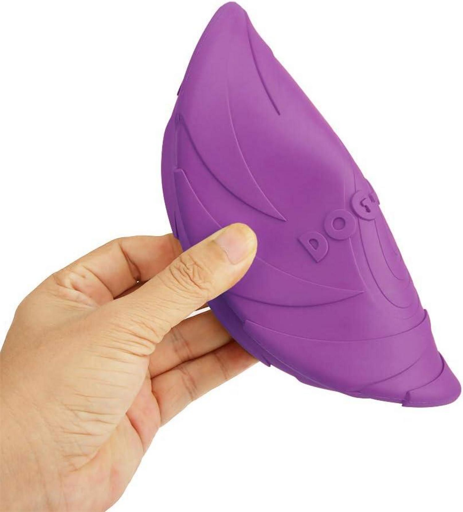 Vivifying Frisbee Hund 2er Set Kautschuk 18cm Schwimmfähig Grün Lila