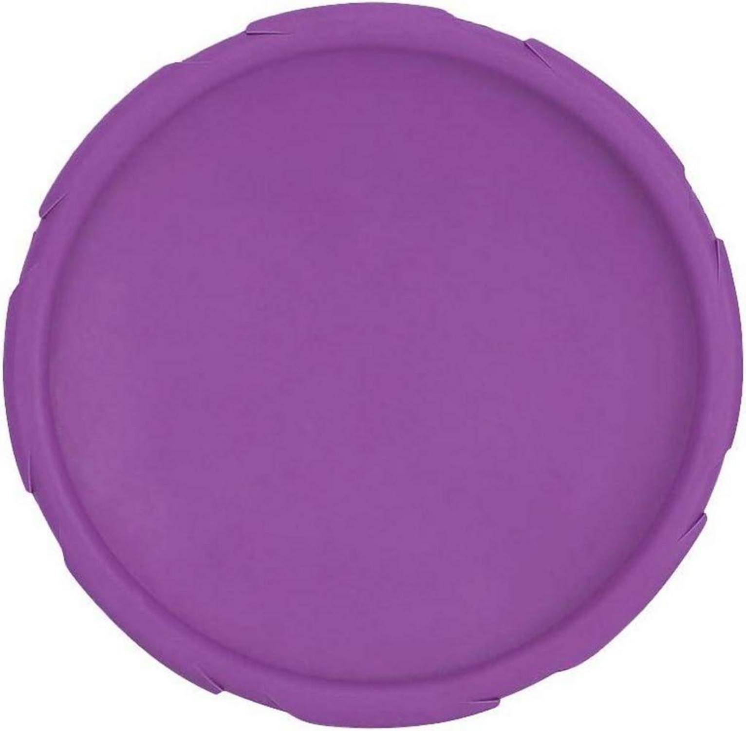 Vivifying Frisbee Hund 2 Stück 18cm Kautschuk Hundefrisbee Grün Lila