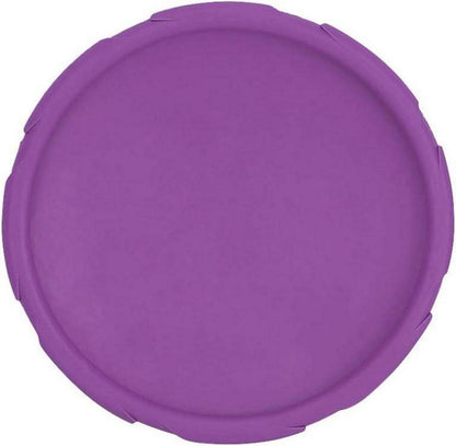 Vivifying Frisbee Hund 2 Stück 18cm Kautschuk Hundefrisbee Grün Lila