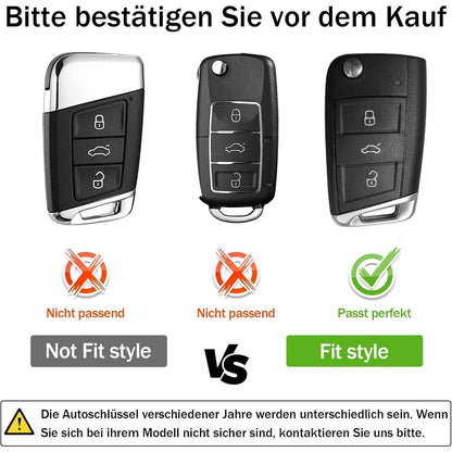 Schlüsselhülle VW Golf 7, Polo, Tiguan – Roségold Streifen