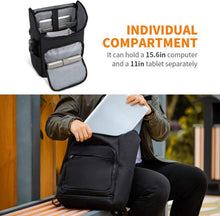 Beschoi Laptop Rucksack 15.6 Zoll USB Ladeanschluss 25L