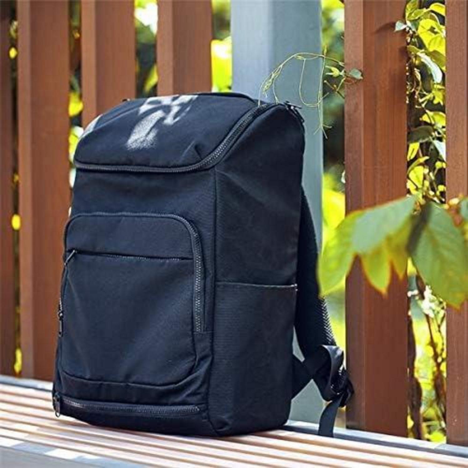 Beschoi Laptop Rucksack 15.6 Zoll USB Ladeanschluss Schwarz 25L