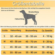 Funfox Hundegeschirr XL Schwarz Anti Zug Reflektierend