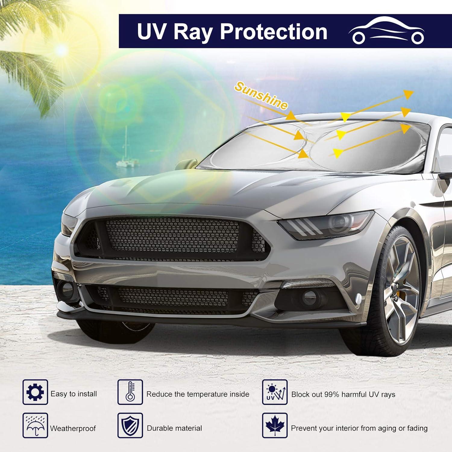 Auto Sonnenschutz Frontscheibe UV-Schutz Windschutzscheiben Abdeckung