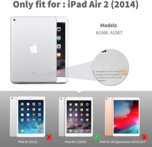 EasyAcc iPad Air 2 Hülle Ultra Dünn Matt Grün