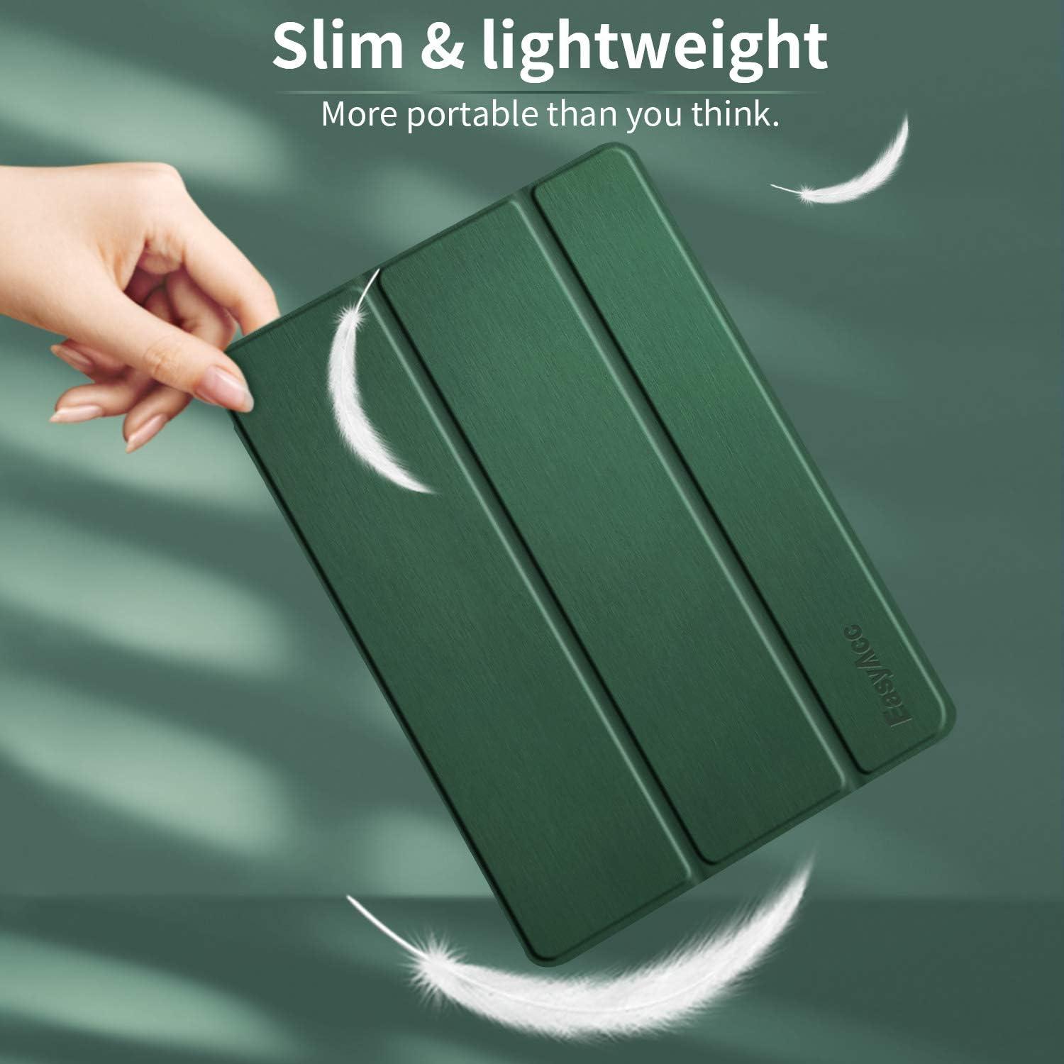 EasyAcc iPad Air 2 Hülle Transluzent Matt Rückseite Grün