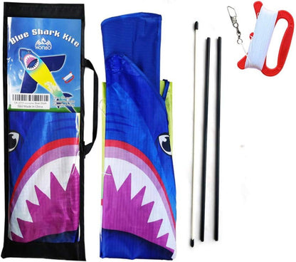 Shark Kite Drachen Flugdrachen Regenbogendrachen Bastelset für