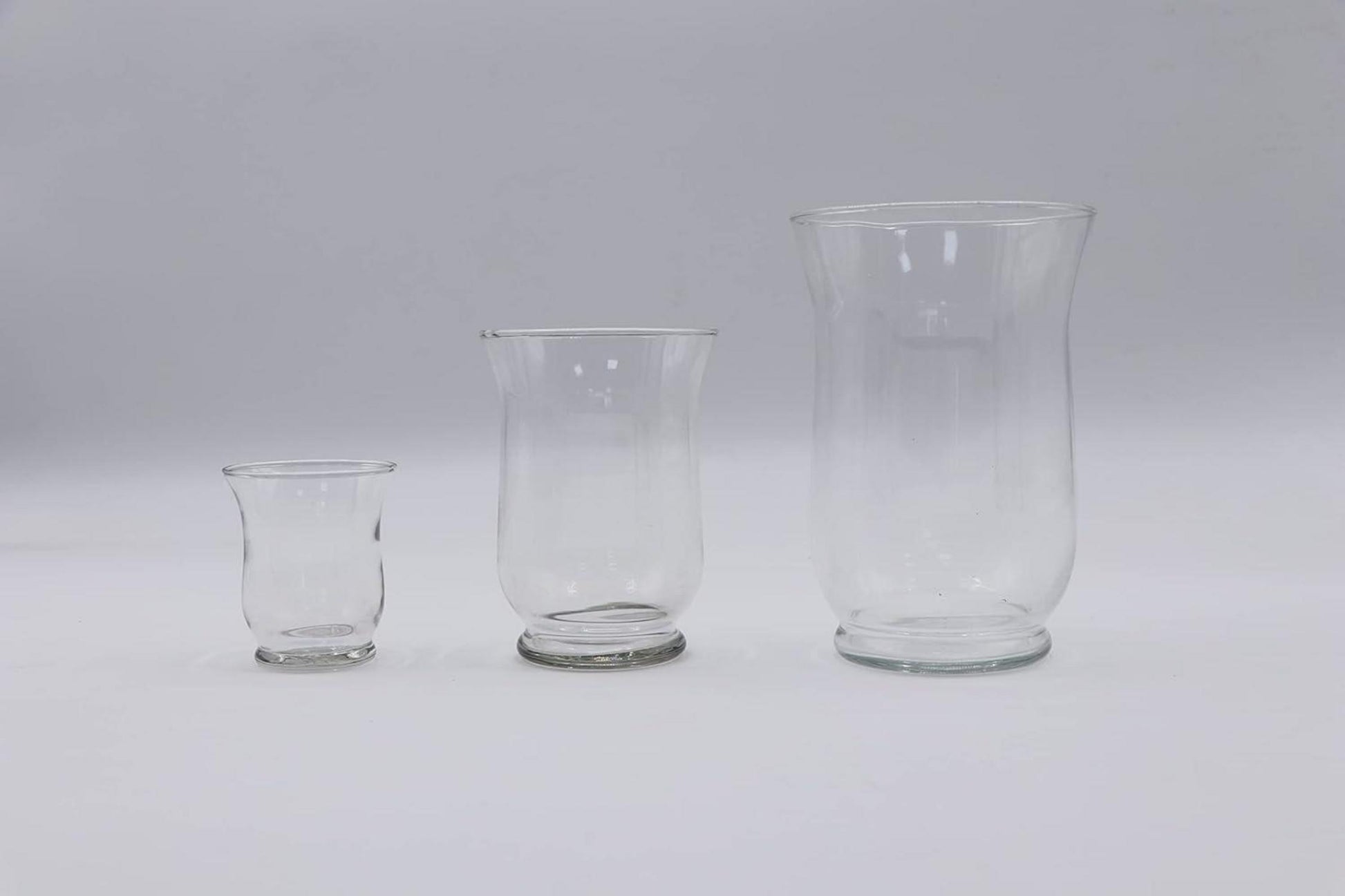 Glaskerzenhalter Set (3 Stück) Hurricane Candleholder Mehrfachverwendbar Elegantes Klarglas für Hochzeit & Wohnkultur