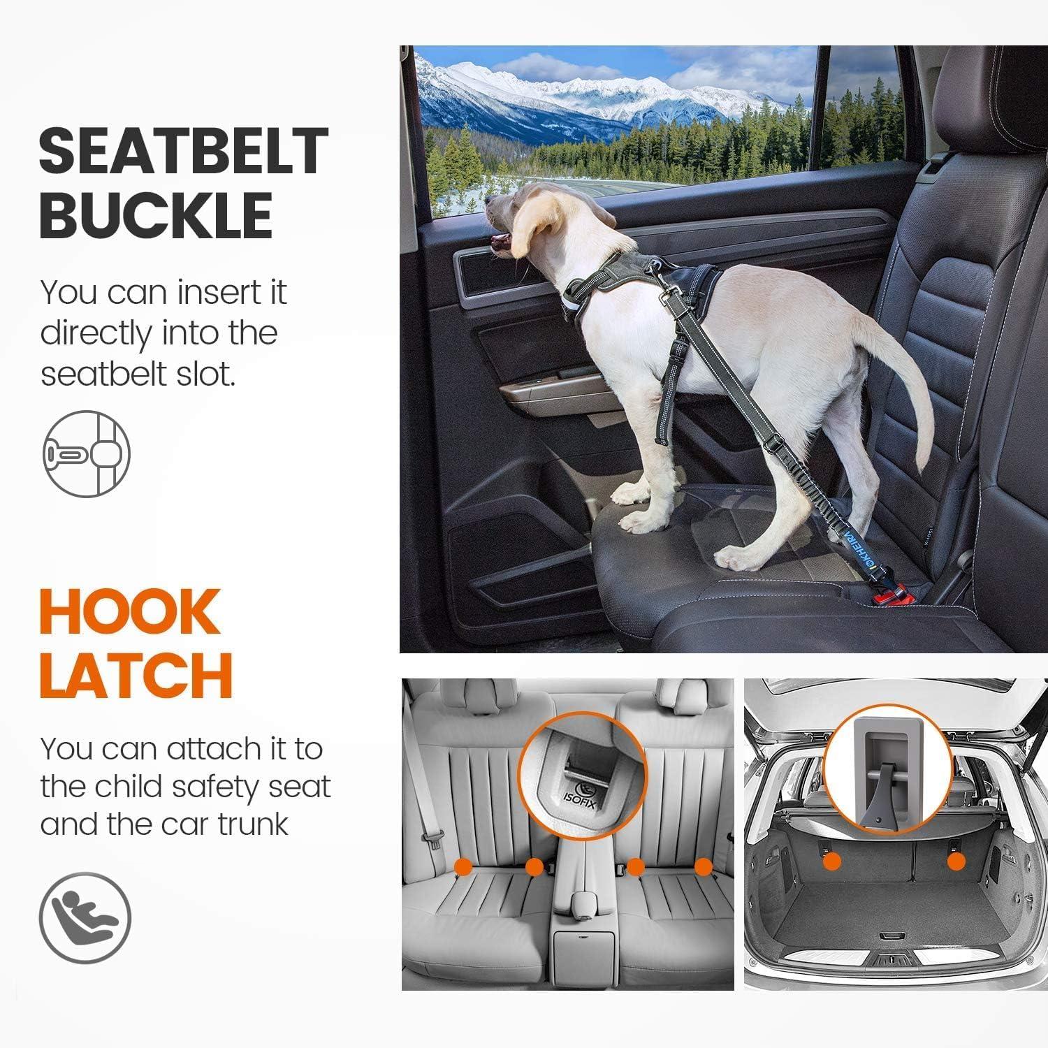 Hunde Sicherheitsgurt Einstellbarer Hundegurt für Auto mit