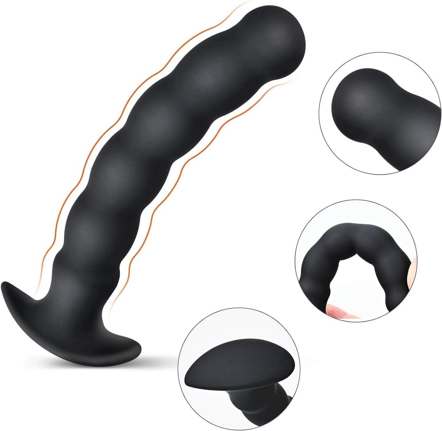 Analplug Set Silikon 2 Stück Klein Groß für Frau Mann