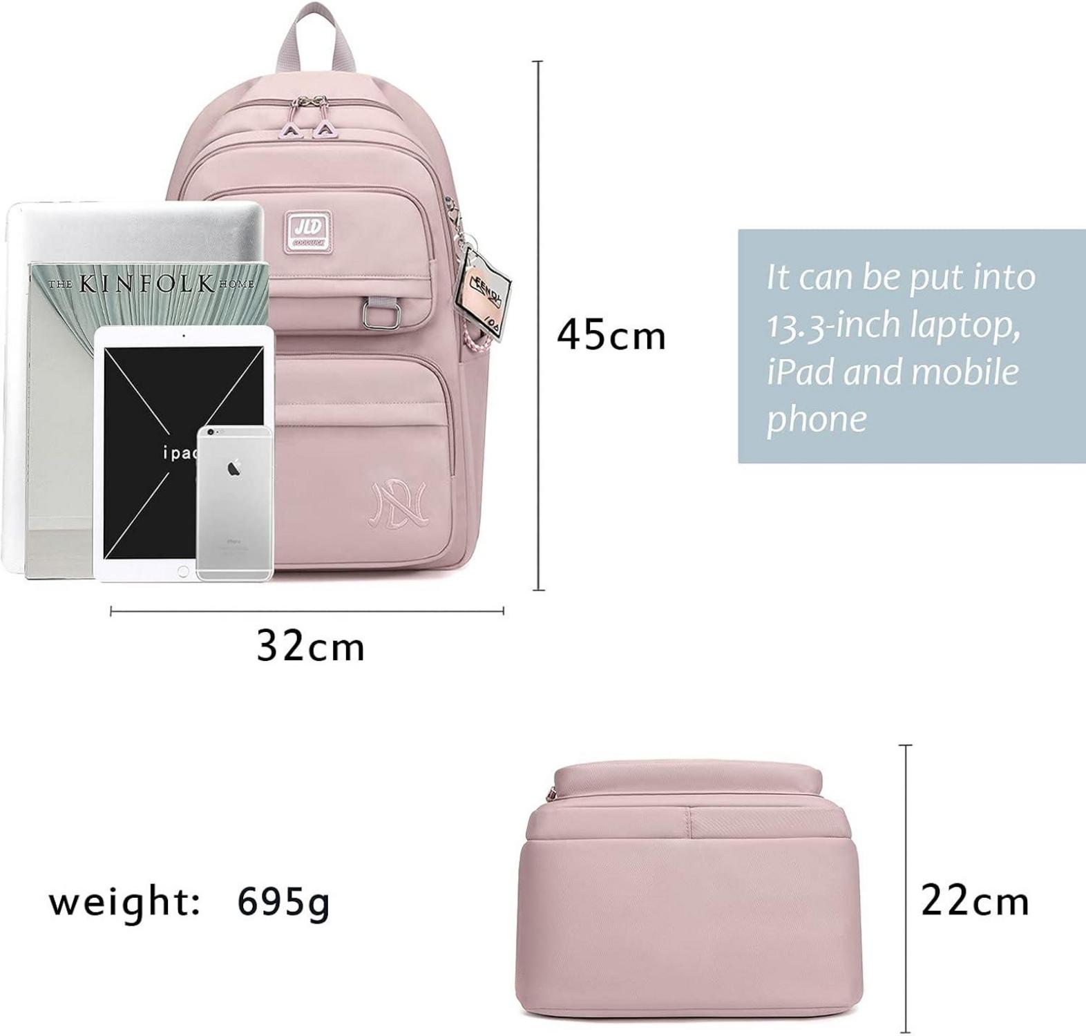 Schulrucksack Backpack Damen Herren Wasserdicht 30L Nylon JANSBEN