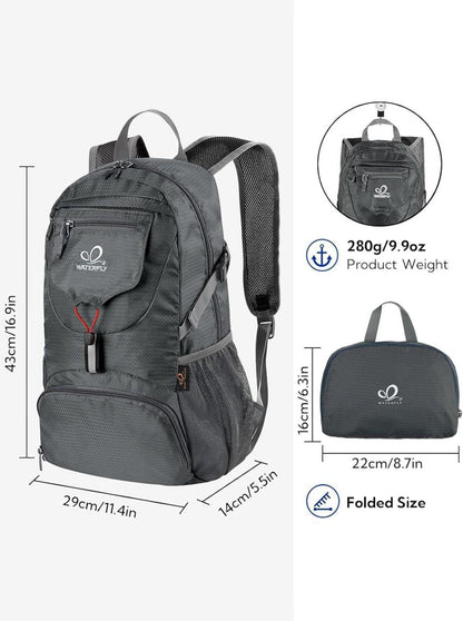 Ultraleichter Faltbarer 20L Rucksack für Outdoor-Aktivitäten
