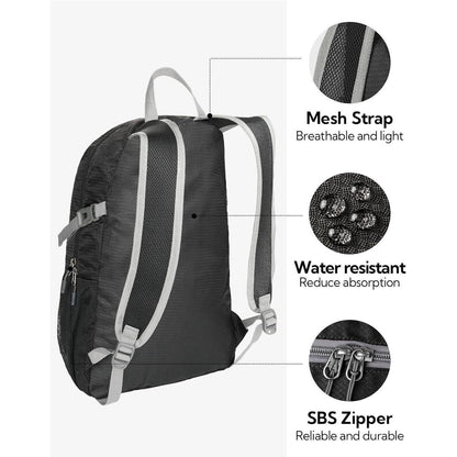 Ultraleichter Faltbarer 20L Rucksack: Outdoor Sport Backpack