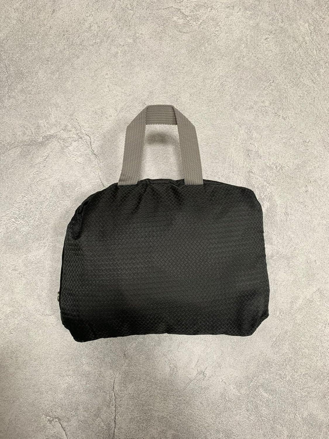 Ultraleichter Faltbarer 20L Rucksack: Outdoor Sport Backpack Schwarz