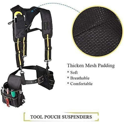 Hosenträger-Werkzeuggürtel Nylon Robust Elektriker Tischler