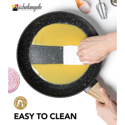 Bratpfanne 20cm mit Deckel, Antihaft-Pfanne aus