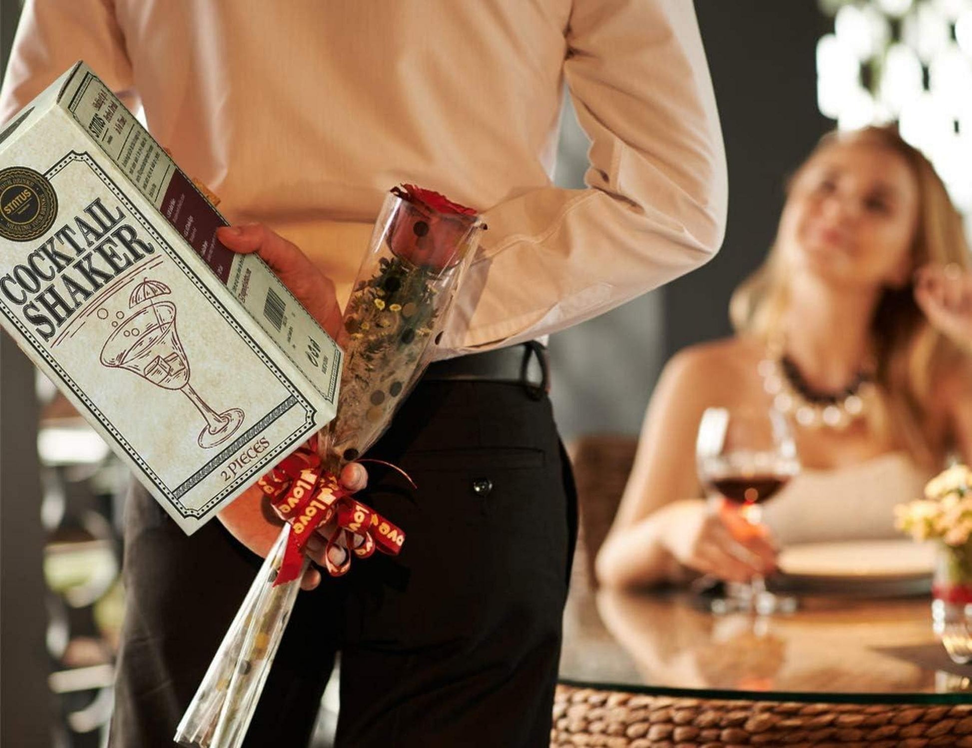 Cocktail Shaker Edelstahl 750ml Mixer Jigger Set 2 Stück