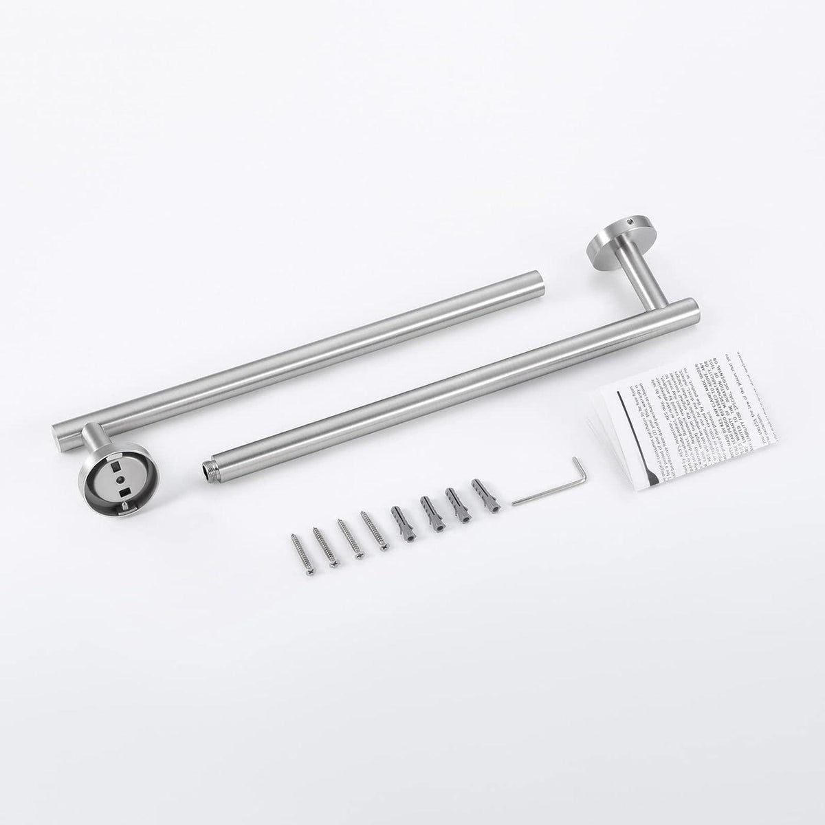 Edelstahl Handtuchhalter 70cm gebürstet, rostfrei, Wandmontage