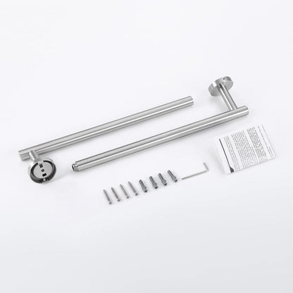 Edelstahl Handtuchhalter 70cm gebürstet, rostfrei, Wandmontage