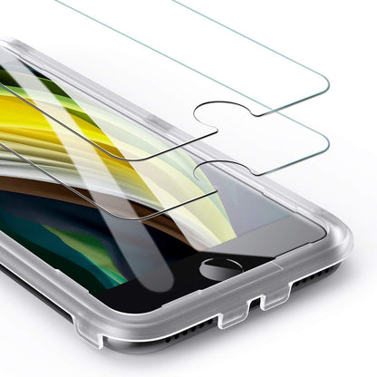 Panzerfolie iPhone SE 2022/2020 2er Pack 9H Härte 2.5D Displayschutzfolie