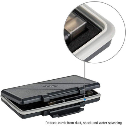 Wasserdichtes SD Karten Etui für 8 SD + 16 Micro SD Karten