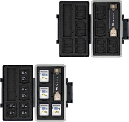 Wasserdichte SD Karten Aufbewahrung Box für 8 SD + 16 Micro SD