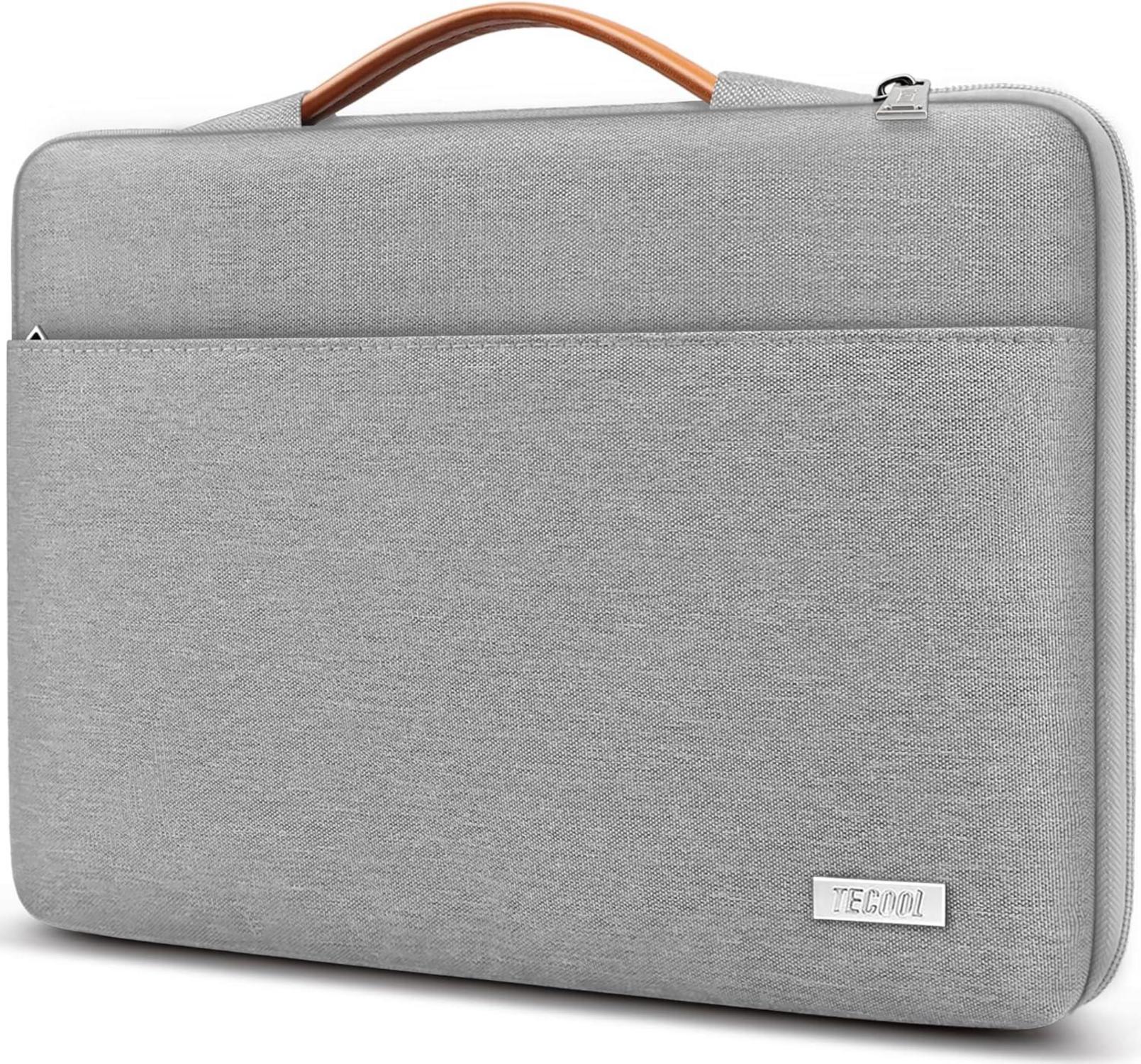 Laptoptasche 15.6 Zoll Stoßfest Spritzwasserfest Grau