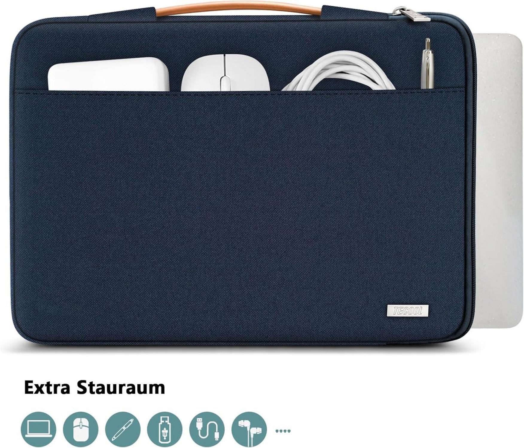 TECOOL 15,6 Zoll Laptoptasche Hülle Wasserdicht Schutzhülle