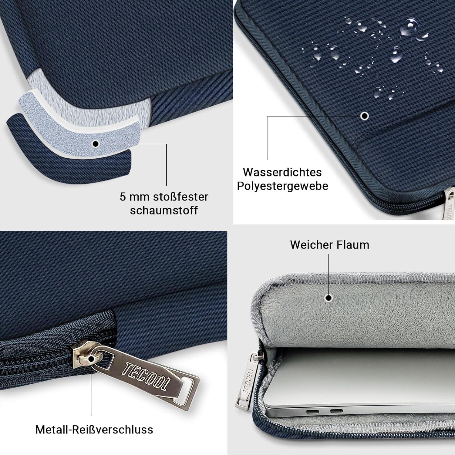 Laptoptasche Hülle für 15-15,6 Zoll Lenovo HP Asus Dell Samsung Chromebook