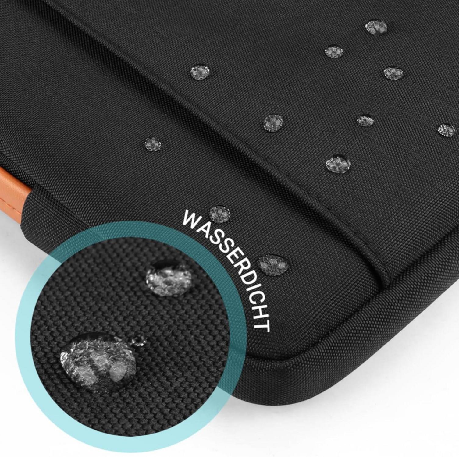 Laptoptasche 15,6 Zoll Schutzhülle Wasserdicht Schwarz