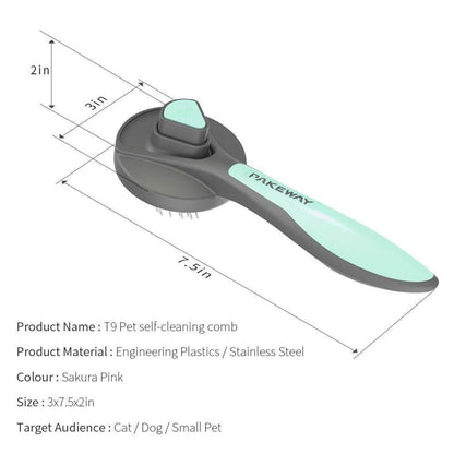 PAKEWAY Hundebürste für Katzen und Hunde in