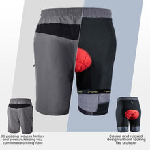 Sportneer MTB-Shorts Herren, Mountainbike gepolstert