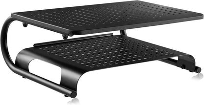 Monitorständer Riser belüftete Metallplattform 4 Zoll MST002
