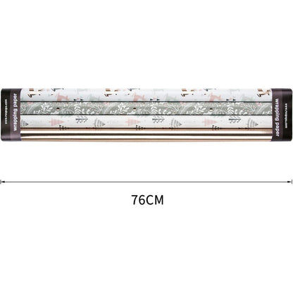 Rosa Graues Hirsch Geschenkpapierrolle Glitzer Metallfolie 4