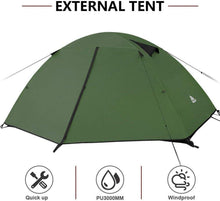 Forceatt Zelt 2/3/4 Personen Camping Wasserdicht Ultraleicht