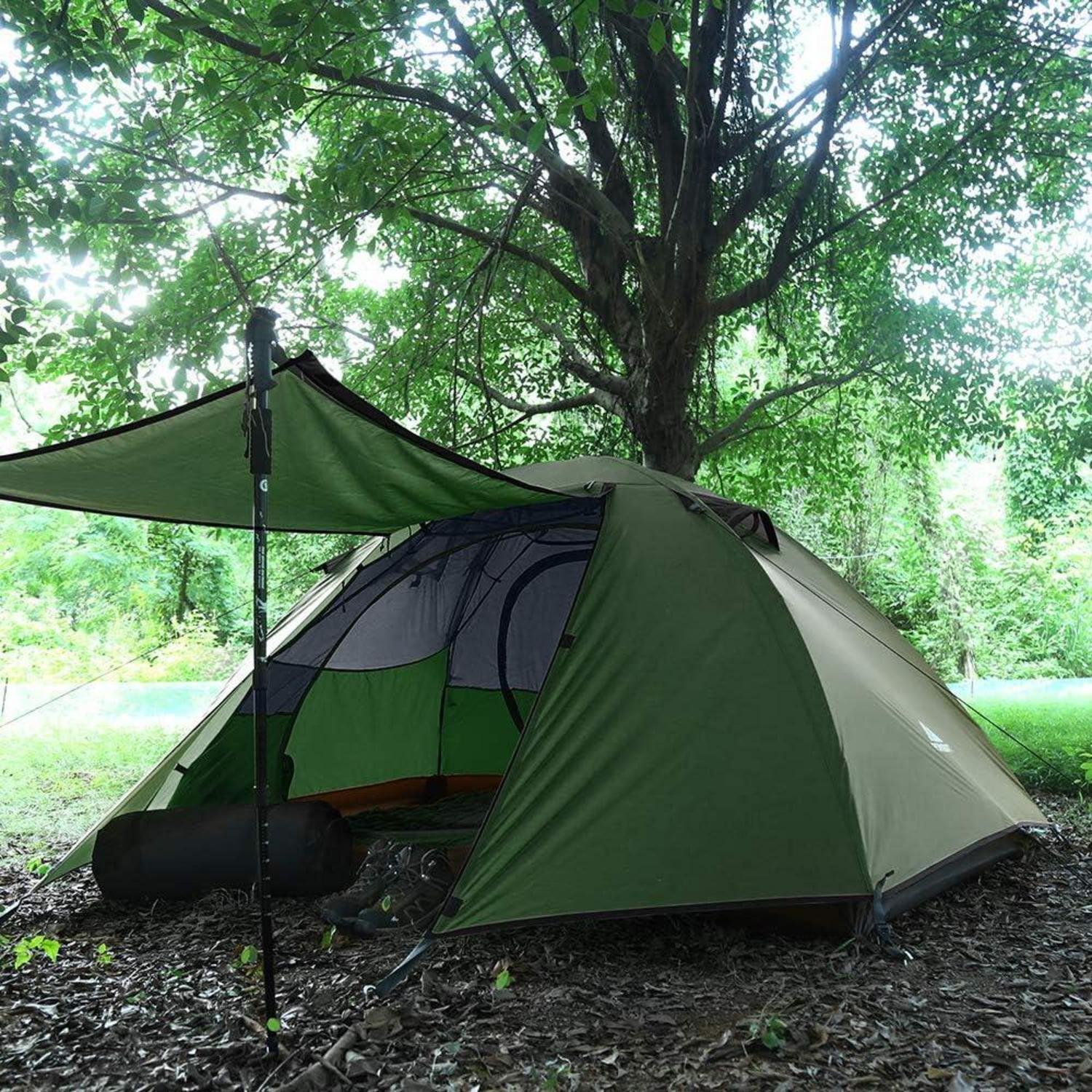 Zelt 2-4 Personen Camping Wasserdicht 3-4 Saison Ultraleicht