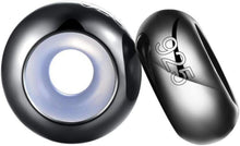 925 Sterling Silber Spacer Stopper Bead Charm 2er Set Schwarz
