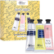 Natürliche Handcreme Geschenkbox Sheabutter 3x60ml vegan