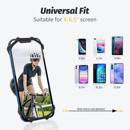 Fahrrad Handyhalterung Universal 360° Drehbar Anti-Shake