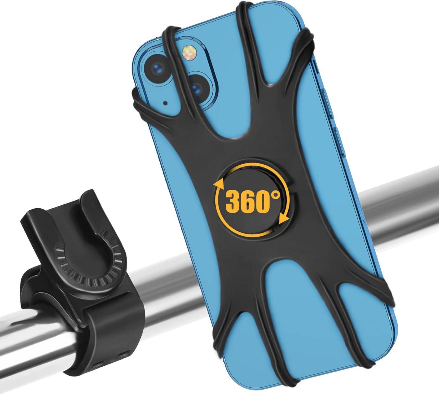 Fahrrad Handyhalterung Universal 360° Drehbar Silikon Phone 13 12 11