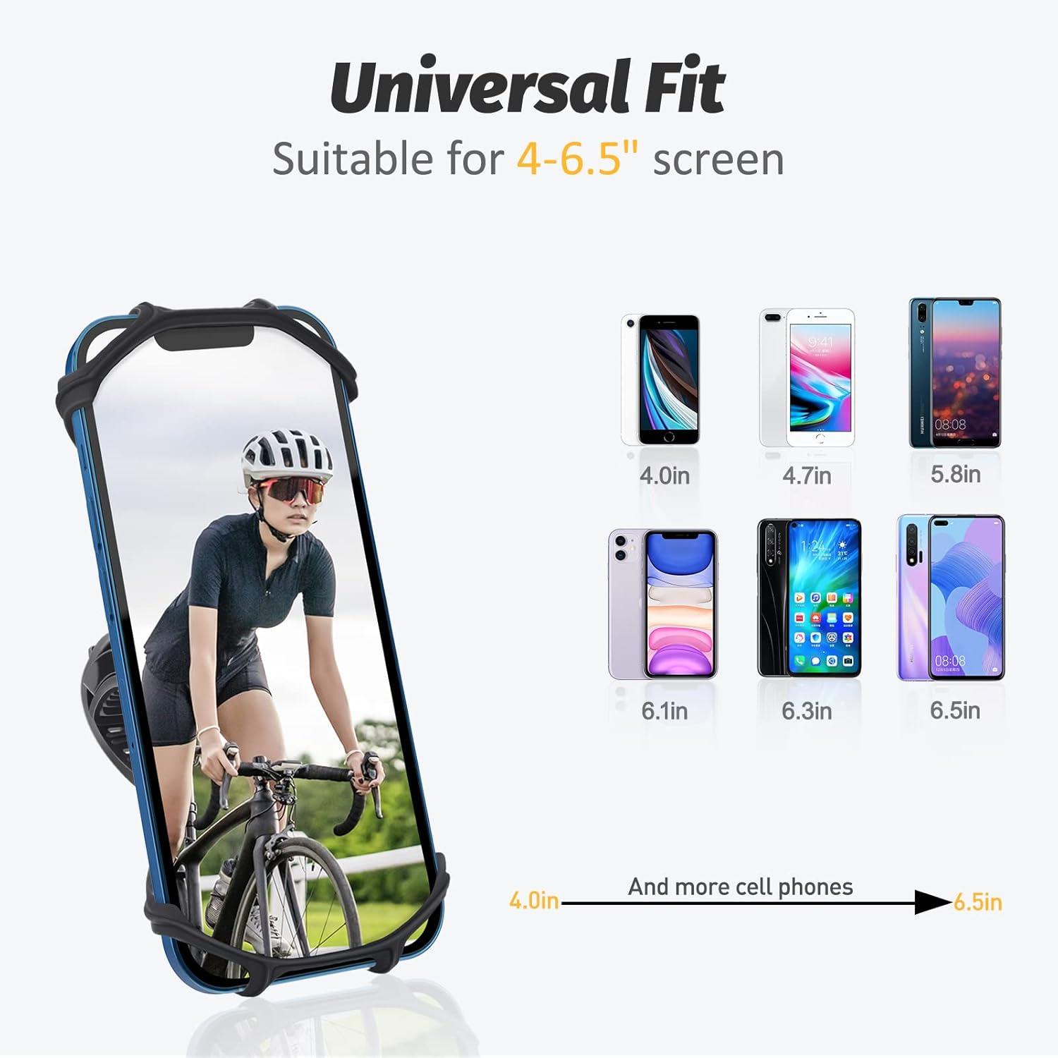 Fahrrad Motorrad Handyhalterung 360° Drehbar Smartphone Halterung