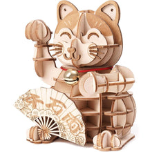 3D Holzpuzzle Plutus Katze DIY Modellbausatz Geschenk