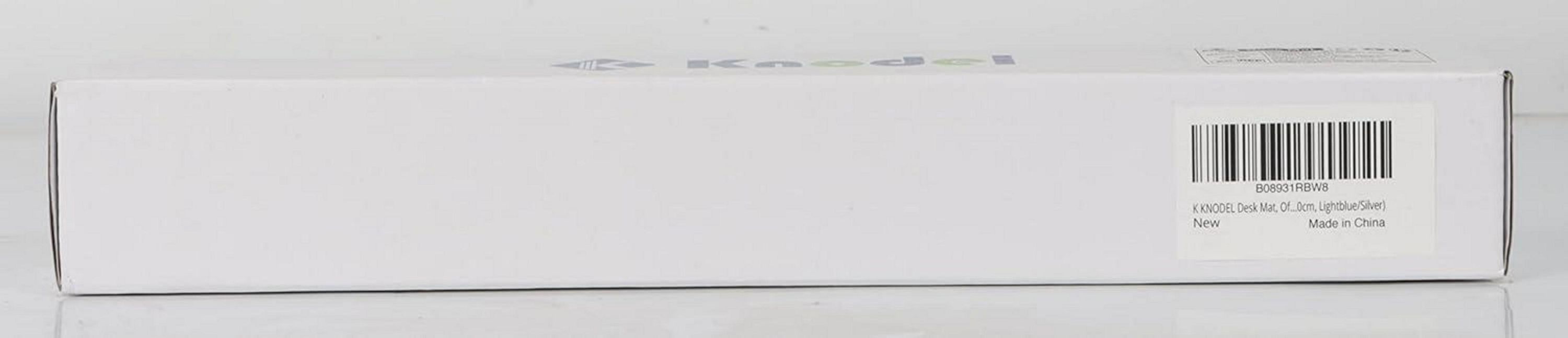 Knodel Upgrade Schreibtischunterlage PVC-Leder 60x35cm Hellblau/Silber