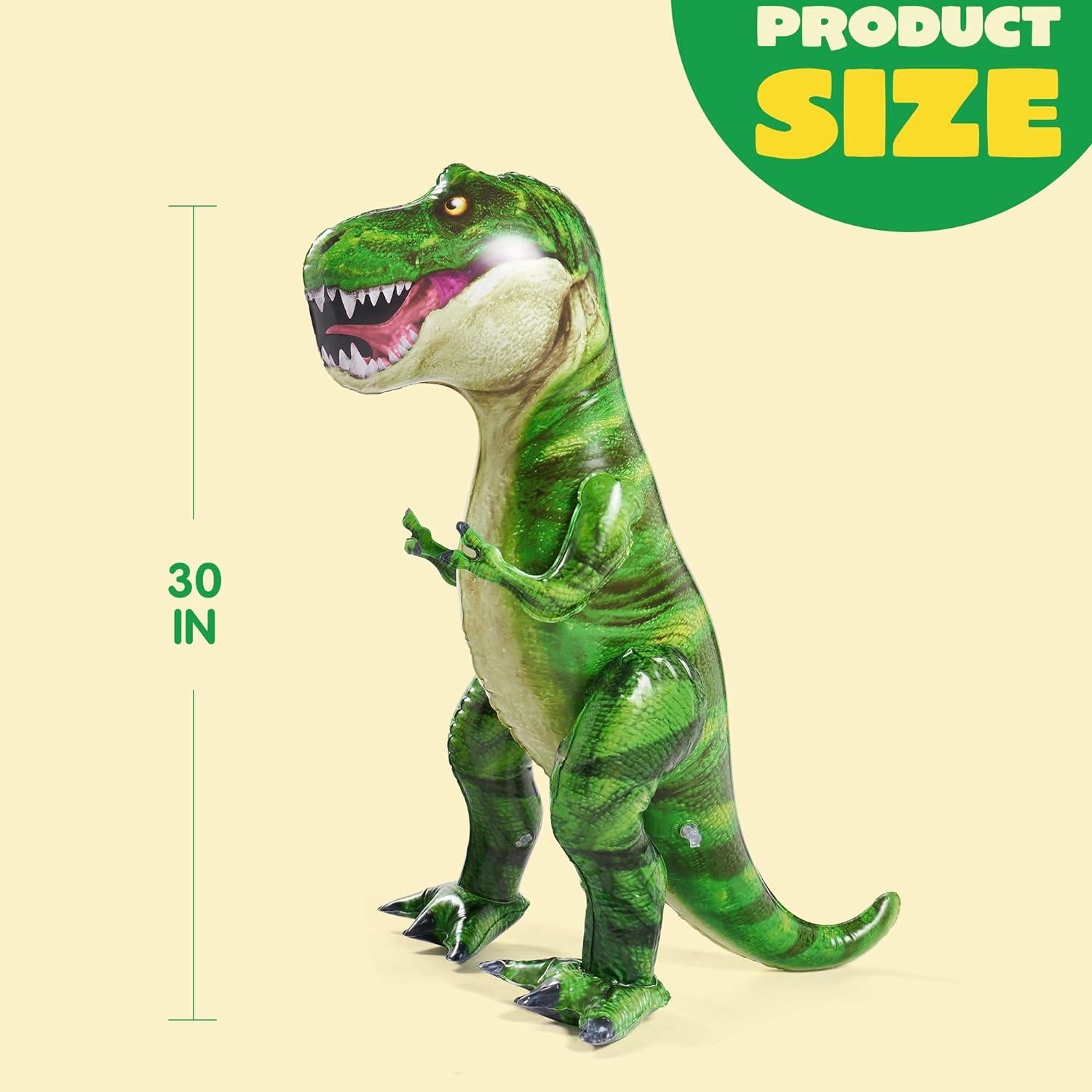 Aufblasbarer Dinosaurier T-Rex 76,2 cm grün - Kindergeburtstag & Pool Party