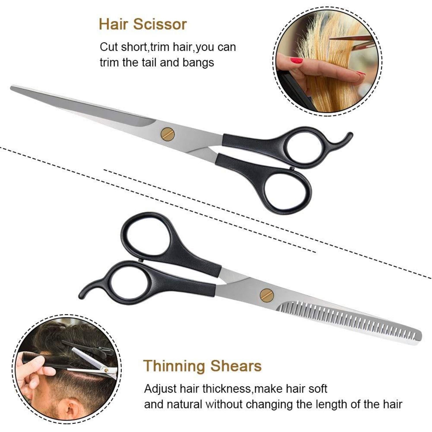 Haarschere Set Professionelle Friseurscheren Haarschneide Kamm Kit