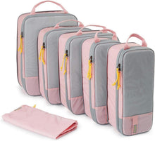 6-teilige Wasserdichte Koffer Packwürfel Travel Essentials Organizer