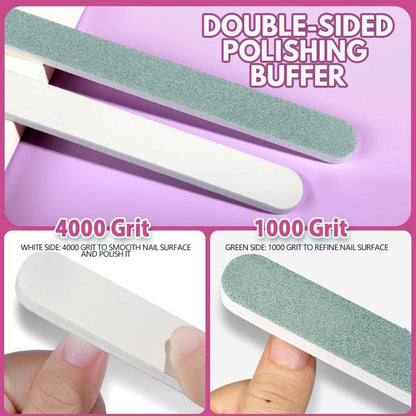 Nagelfeilen Set Maniküre Pediküre Buffer Gelnägel 20 Stk 100/180