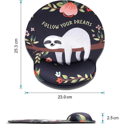 Ergonomisches Mauspad mit Handgelenkauflage - Memory Schaum